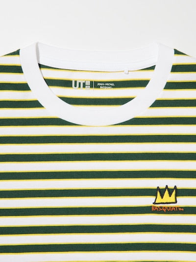 UNIQLO Kids' NY Pop Art UT Graphic T-Shirt (Jean-Michel Basquiat) - 57 OLIVE