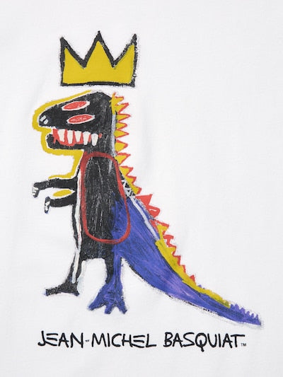 UNIQLO Kids' NY Pop Art UT Graphic T-Shirt (Jean-Michel Basquiat) - 00 WHITE