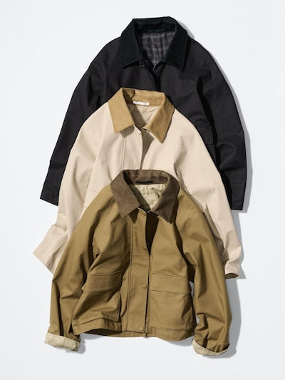 UNIQLO Women's Utility Short Jacket - 31 BEIGE