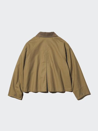 UNIQLO Women's Utility Short Jacket - 31 BEIGE