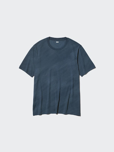 UNIQLO DRY-EX T-Shirt (Patterned) - 03 GREY