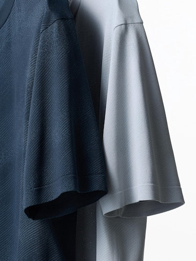 UNIQLO DRY-EX T-Shirt (Patterned) - 03 GREY