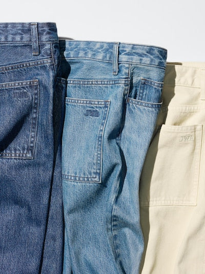 UNIQLO Women's Baggy Jeans - 65 BLUE