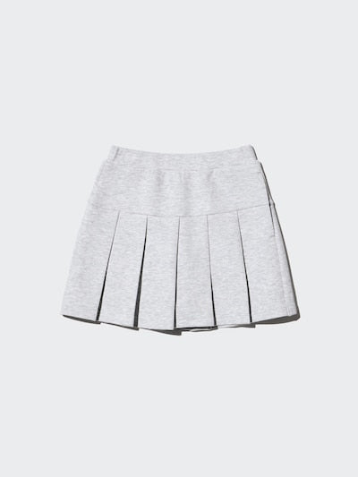UNIQLO Kids' DRY Sweat Mini Skort - 01 OFF WHITE