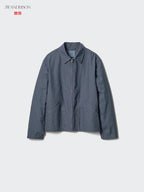 UNIQLO Men's Zip-Up Blouson - 67 BLUE