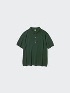 UNIQLO Women's Polo Jumper (Short Sleeve) - 59 DARK GREEN