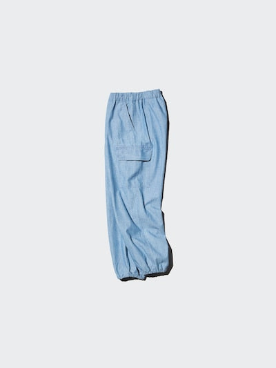 UNIQLO Kids' Cargo Joggers (Chambray) - 64 BLUE