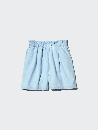 UNIQLO Kids' Easy Shorts (Chambray) - 62 BLUE