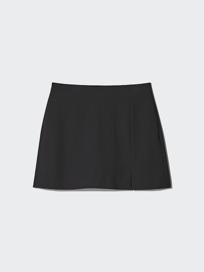 UNIQLO Women's Slit Skort - 09 BLACK