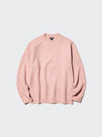 UNIQLO Soufflé Yarn Crew Neck Jumper - 42 YELLOW