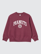 UNIQLO PEANUTS UT DRY Graphic Sweatshirt - 18 WINE