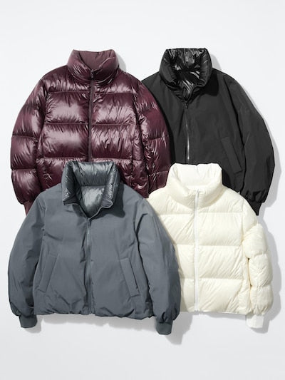 UNIQLO Reversible Windproof Down Jacket - 06 GREY
