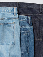 UNIQLO Men's Straight Jeans - 63 BLUE