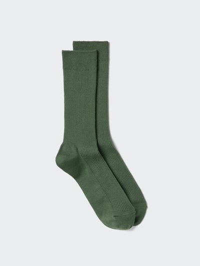 UNIQLO Unisex Colourful 50 Socks - 52 GREEN