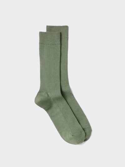 UNIQLO Unisex Colourful 50 Socks - 55 GREEN