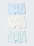 UNIQLO Kids' AIRism Seamless Briefs (3 Pairs) - 60 LIGHT BLUE