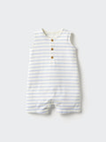 UNIQLO Babies' One Piece Outfit (Sleeveless, Striped) - 65 BLUE