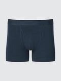 UNIQLO Men's Cotton Boxer Briefs (Regular Rise) - 69 NAVY