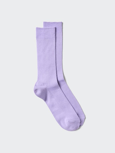 UNIQLO Unisex Colourful 50 Socks - 70 LIGHT PURPLE