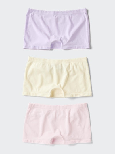 UNIQLO Kids' AIRism Seamless Briefs (3 Pairs) - 71 PURPLE