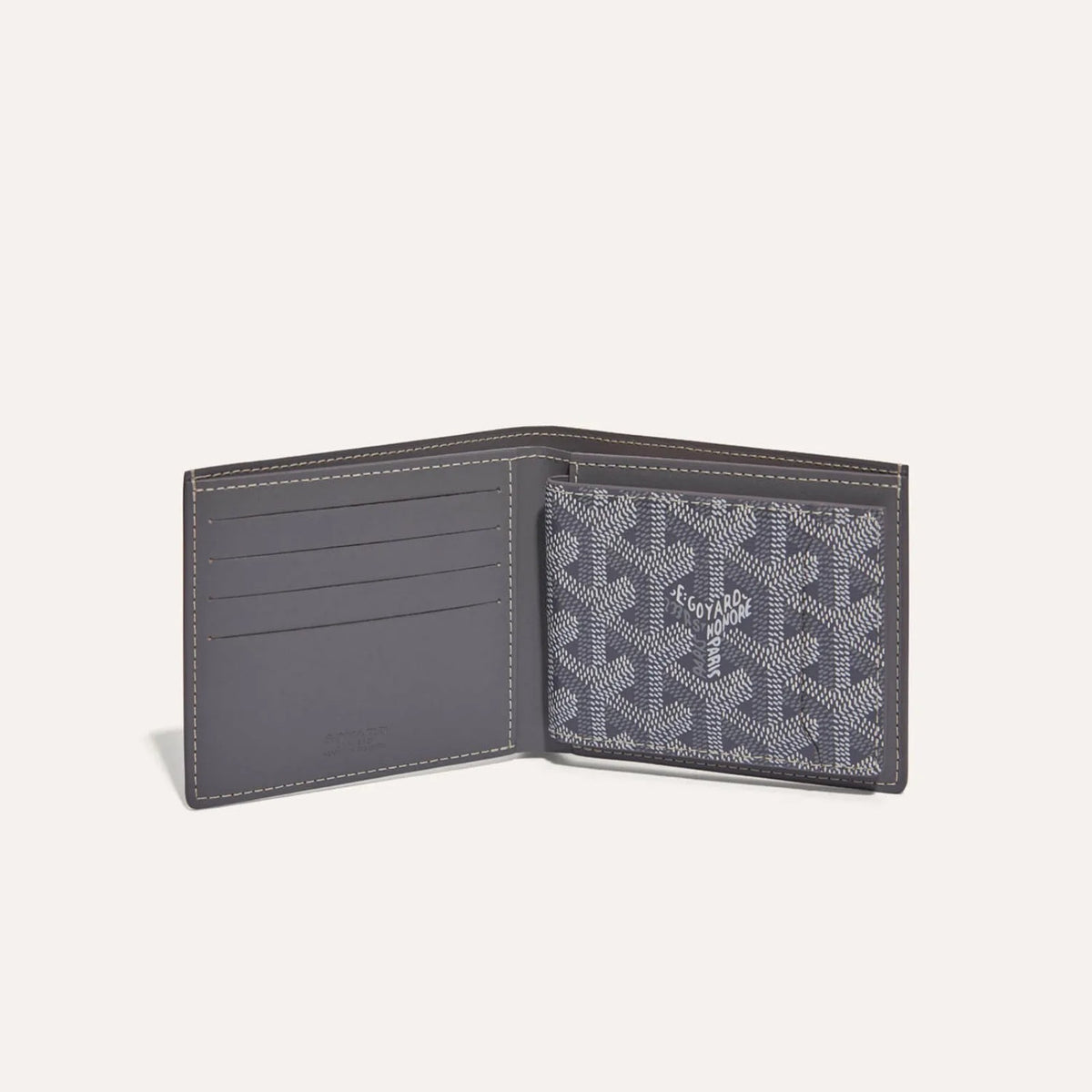 Goyard Insert Victoire Card Wallet Grey
