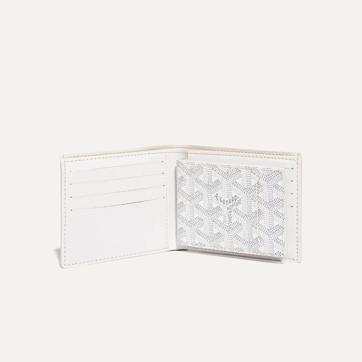 Goyard Insert Victoire Card Wallet White
