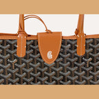 Goyard Saint Louis PM Bag Black & Tan
