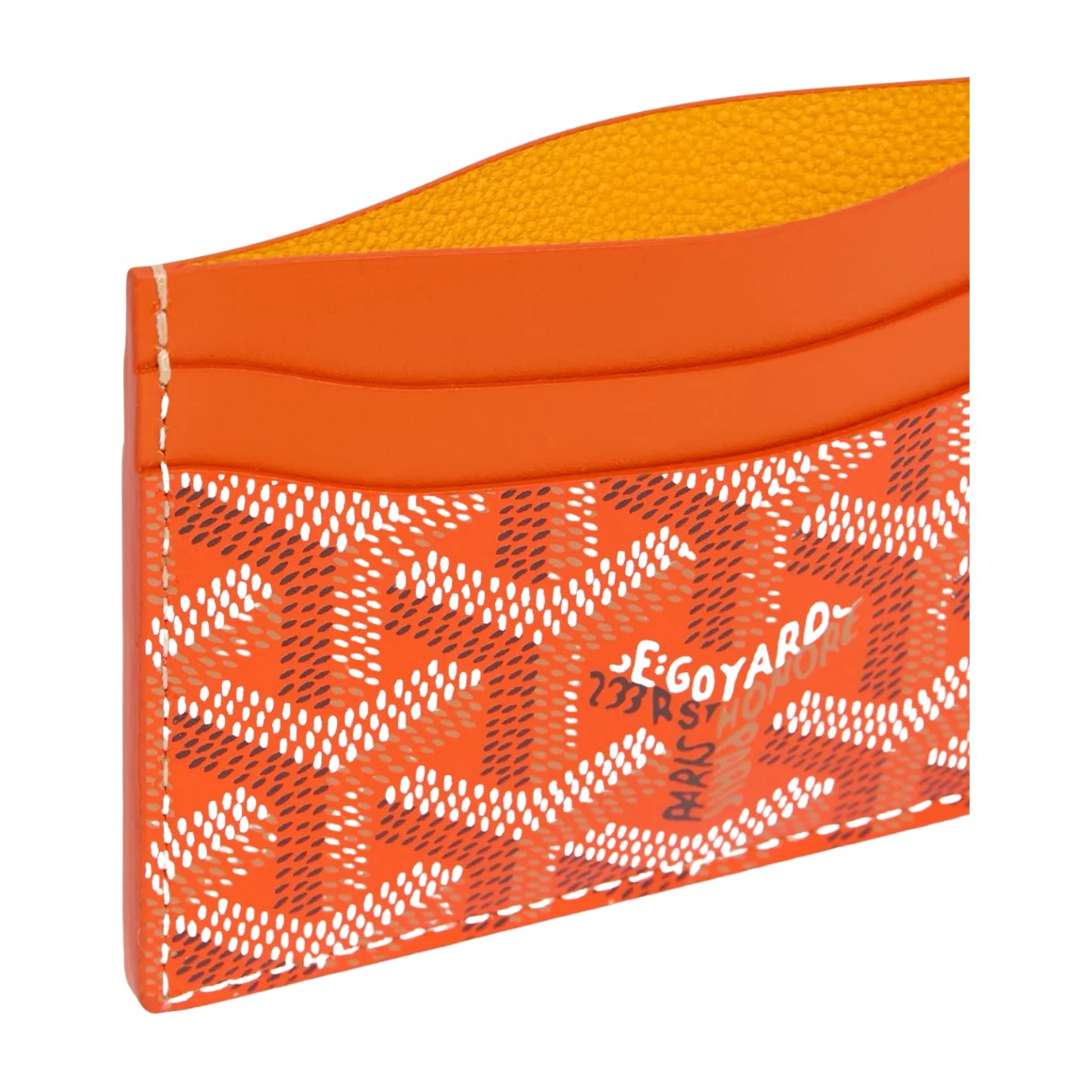 Goyard Saint-Sulpice Card Wallet Orange