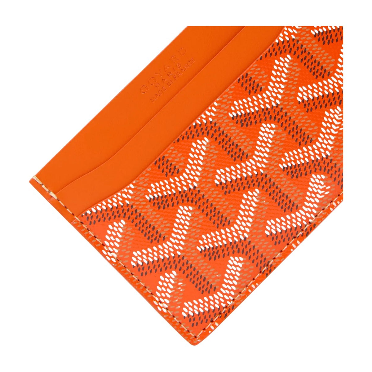 Goyard Saint-Sulpice Card Wallet Orange