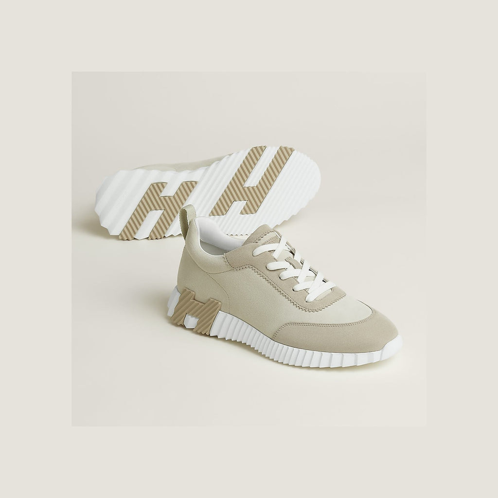 Hermes Bouncing Sneaker Beige Suede