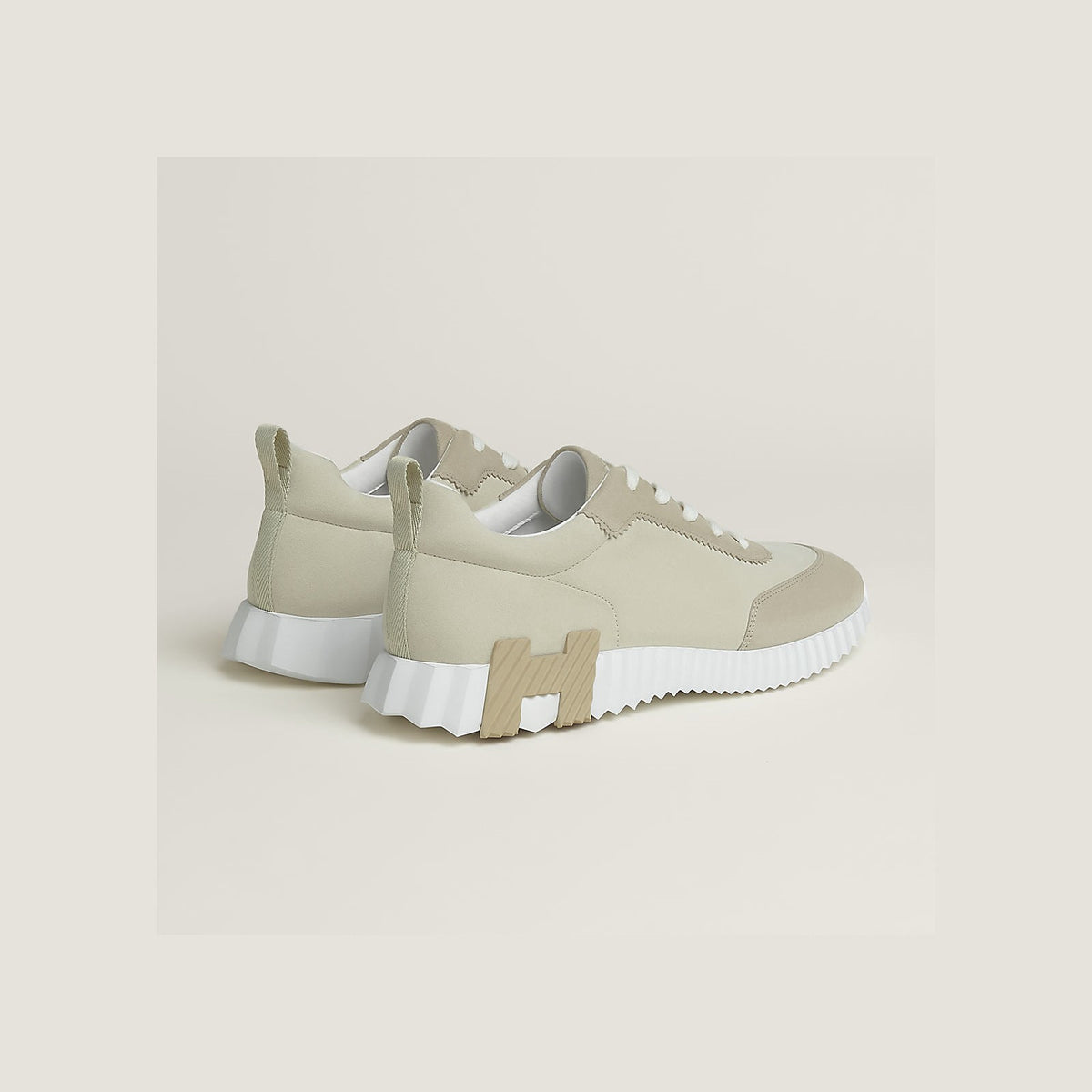Hermes Bouncing Sneaker Beige Suede