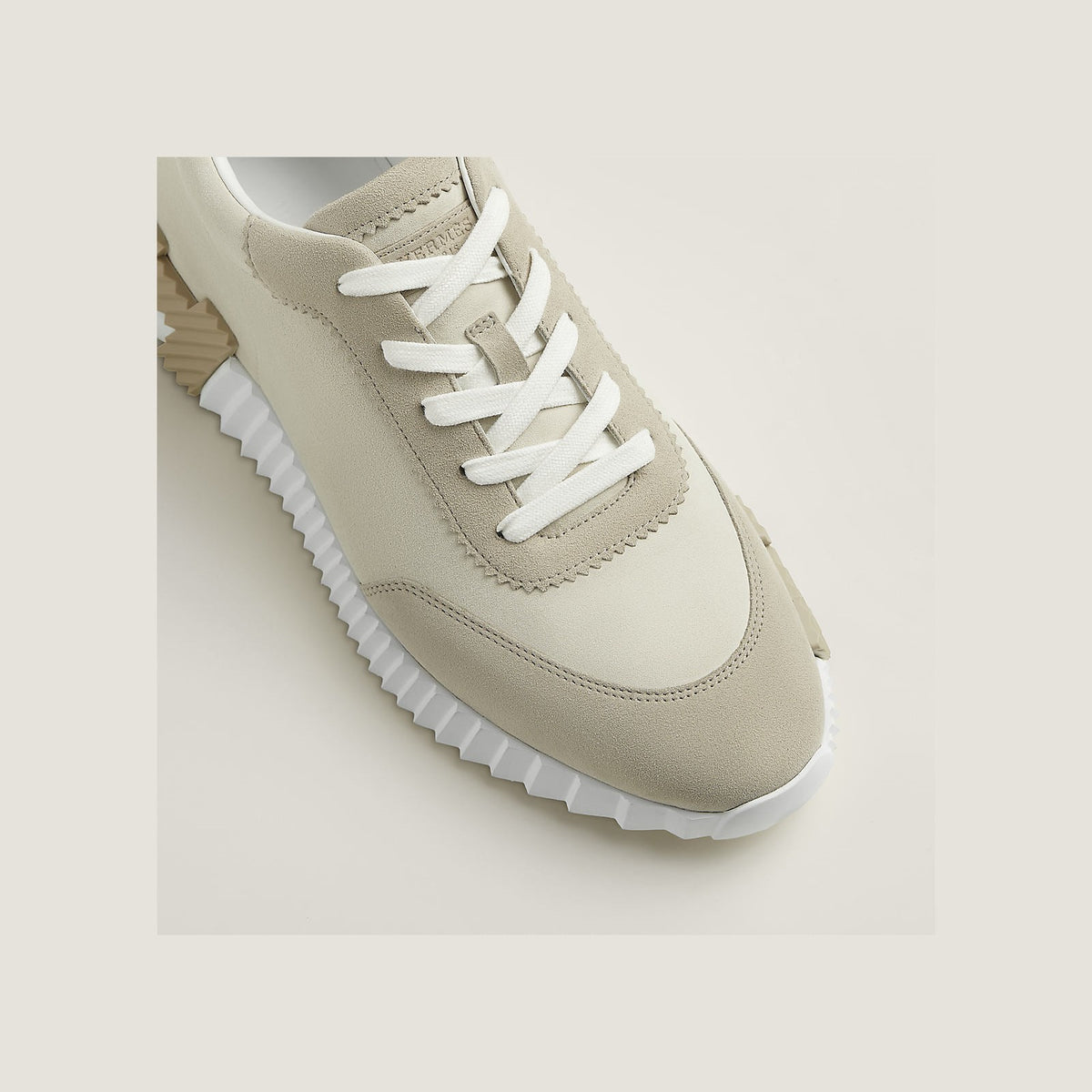 Hermes Bouncing Sneaker Beige Suede