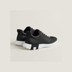 Hermes Bouncing Sneaker Black Alligator