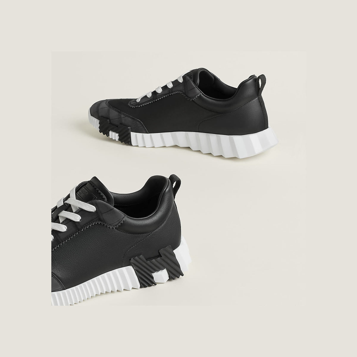 Hermes Bouncing Sneaker Black Alligator