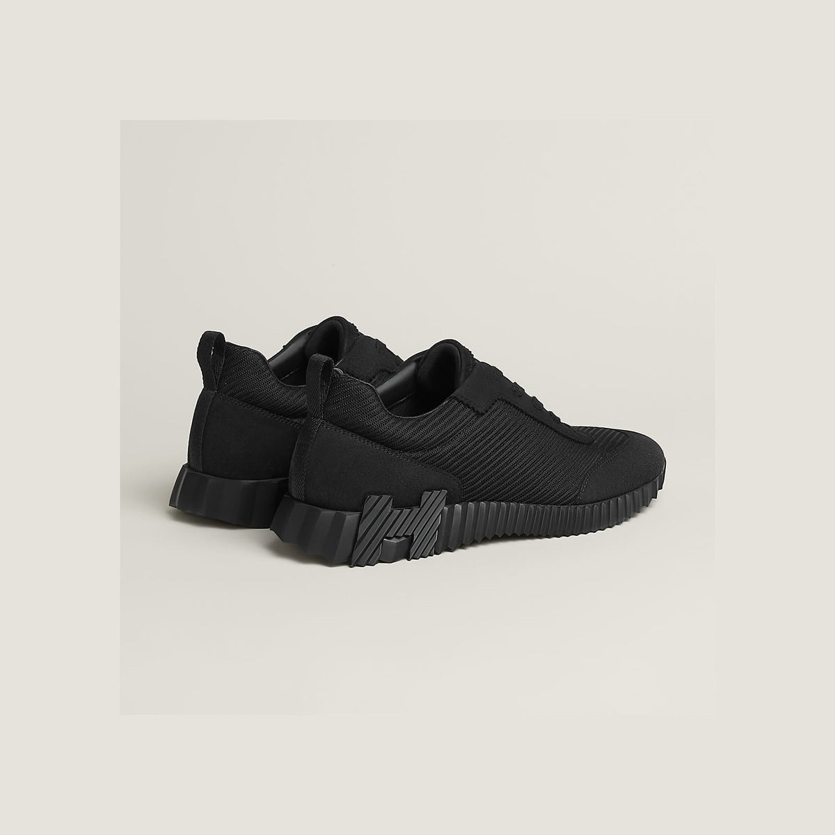 Hermes Bouncing Sneaker Black Mesh