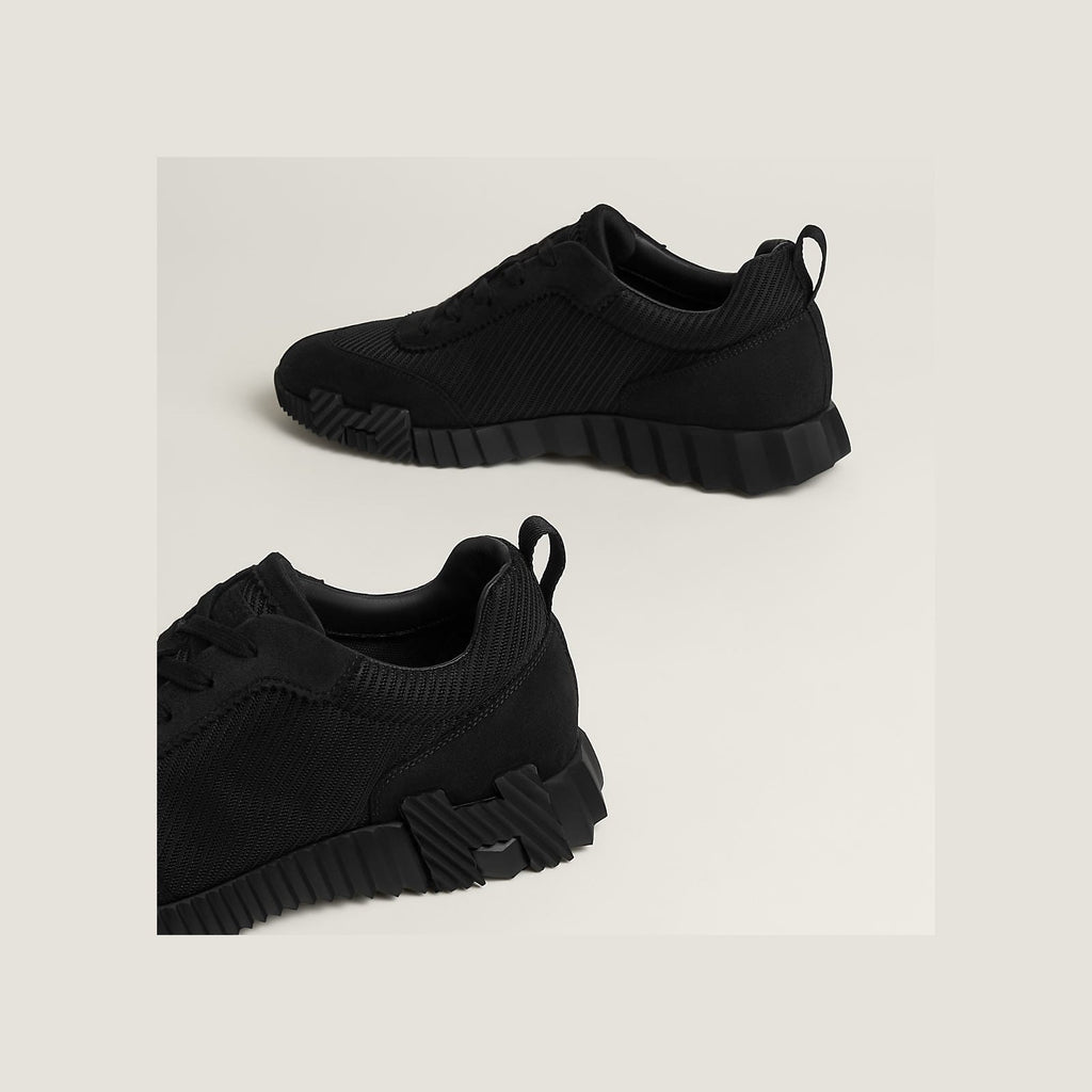 Hermes Bouncing Sneaker Black Mesh