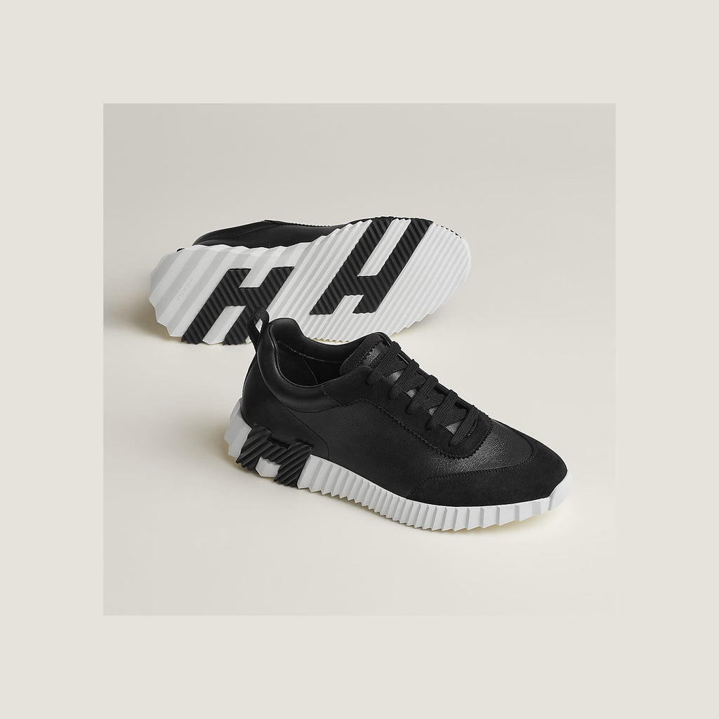 Hermes Bouncing Sneaker Black White