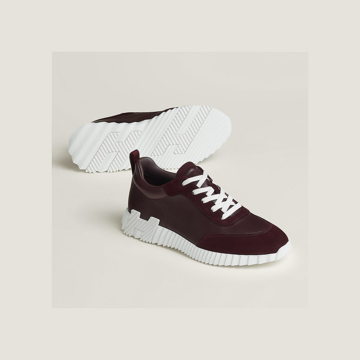 Hermes Bouncing Sneaker Bordeaux