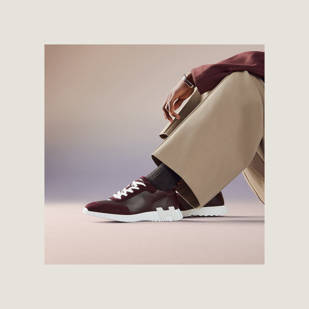 Hermes Bouncing Sneaker Bordeaux