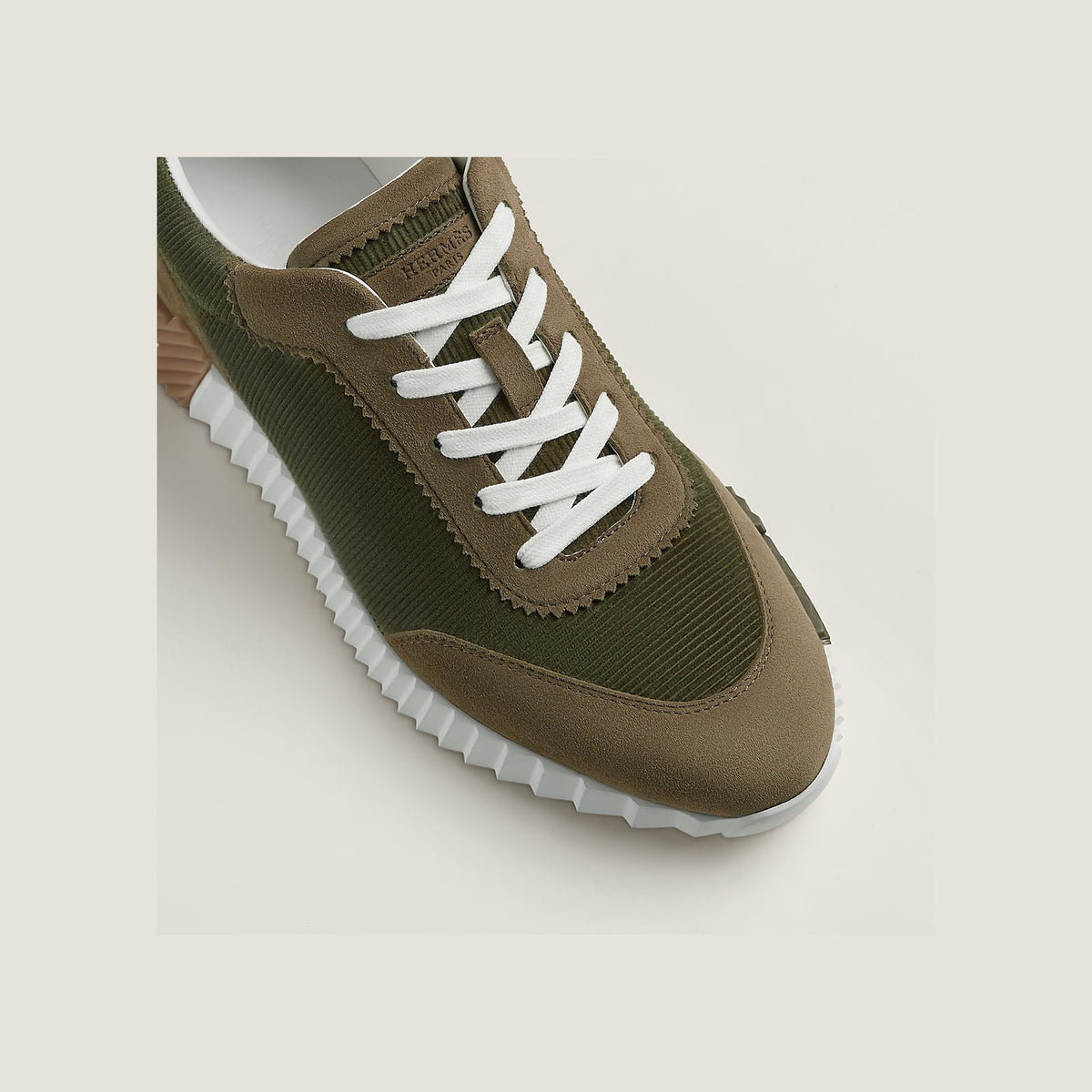Hermes Bouncing Sneaker Tundra Green