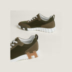 Hermes Bouncing Sneaker Tundra Green