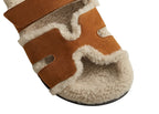 Hermes Chypre Sandal Natural Suede Goatskin