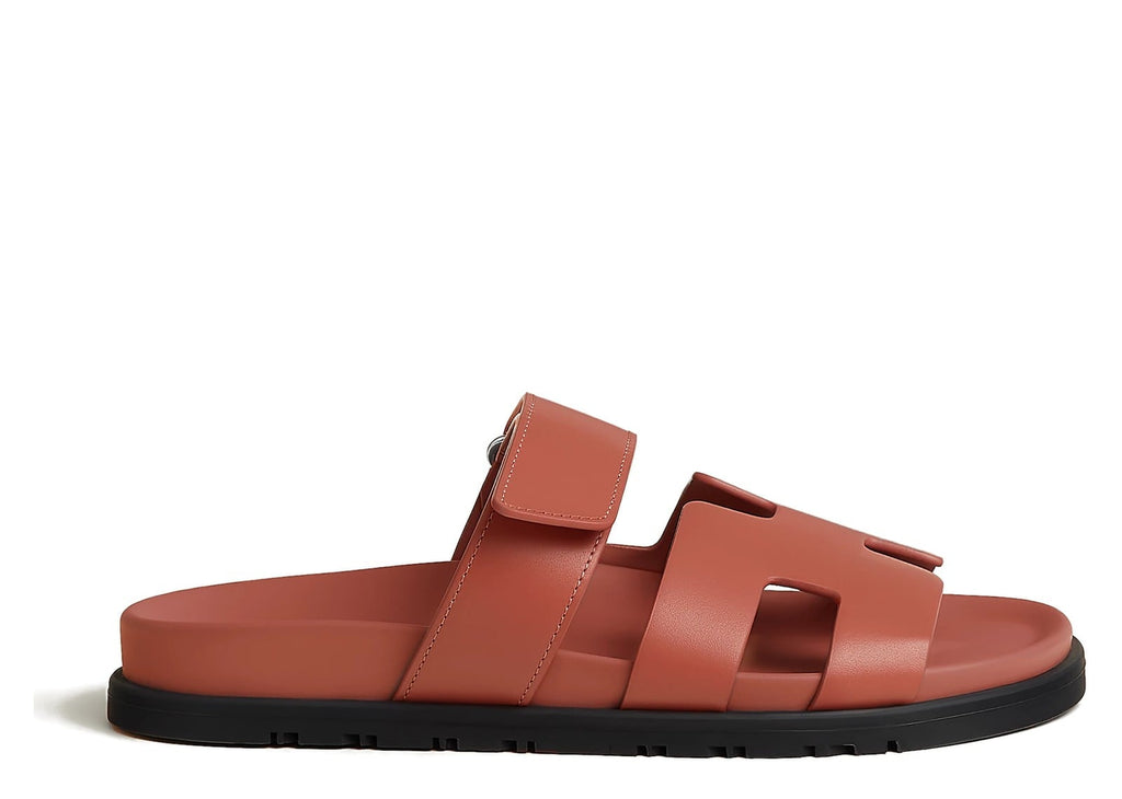 Hermes Chypre Sandal Rose Antique Calfskin Leather