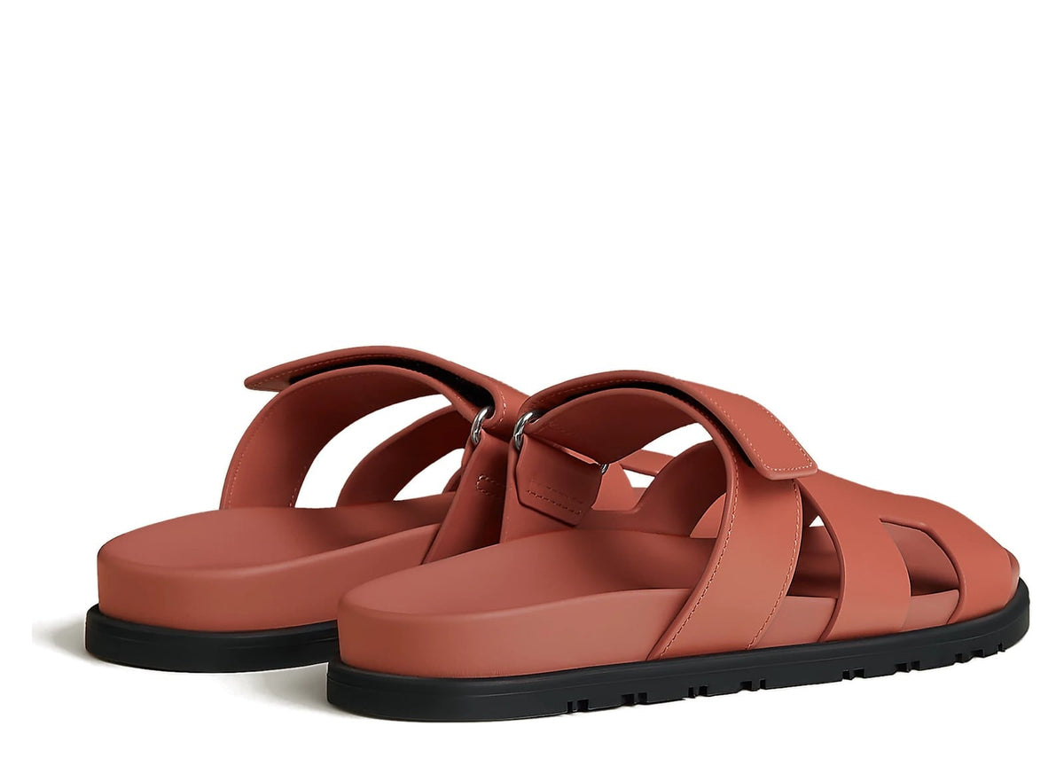 Hermes Chypre Sandal Rose Antique Calfskin Leather