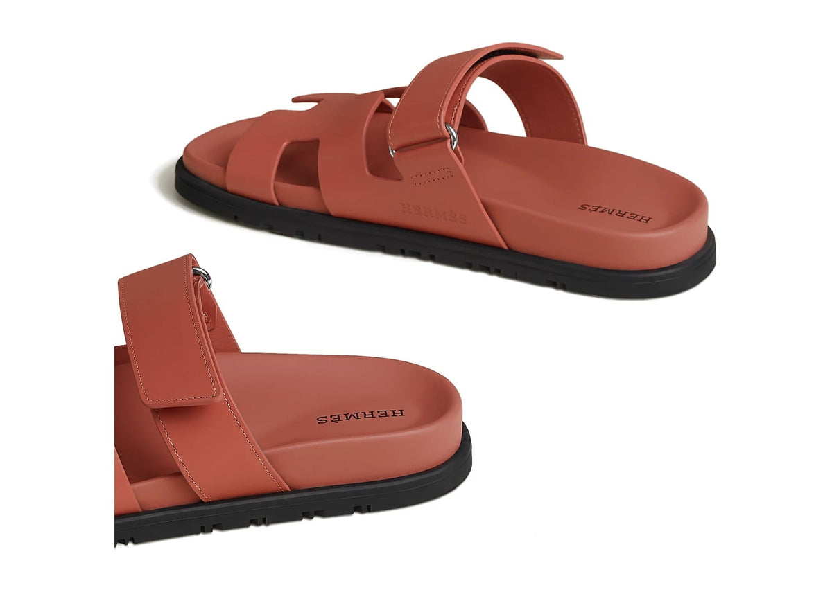 Hermes Chypre Sandal Rose Antique Calfskin Leather