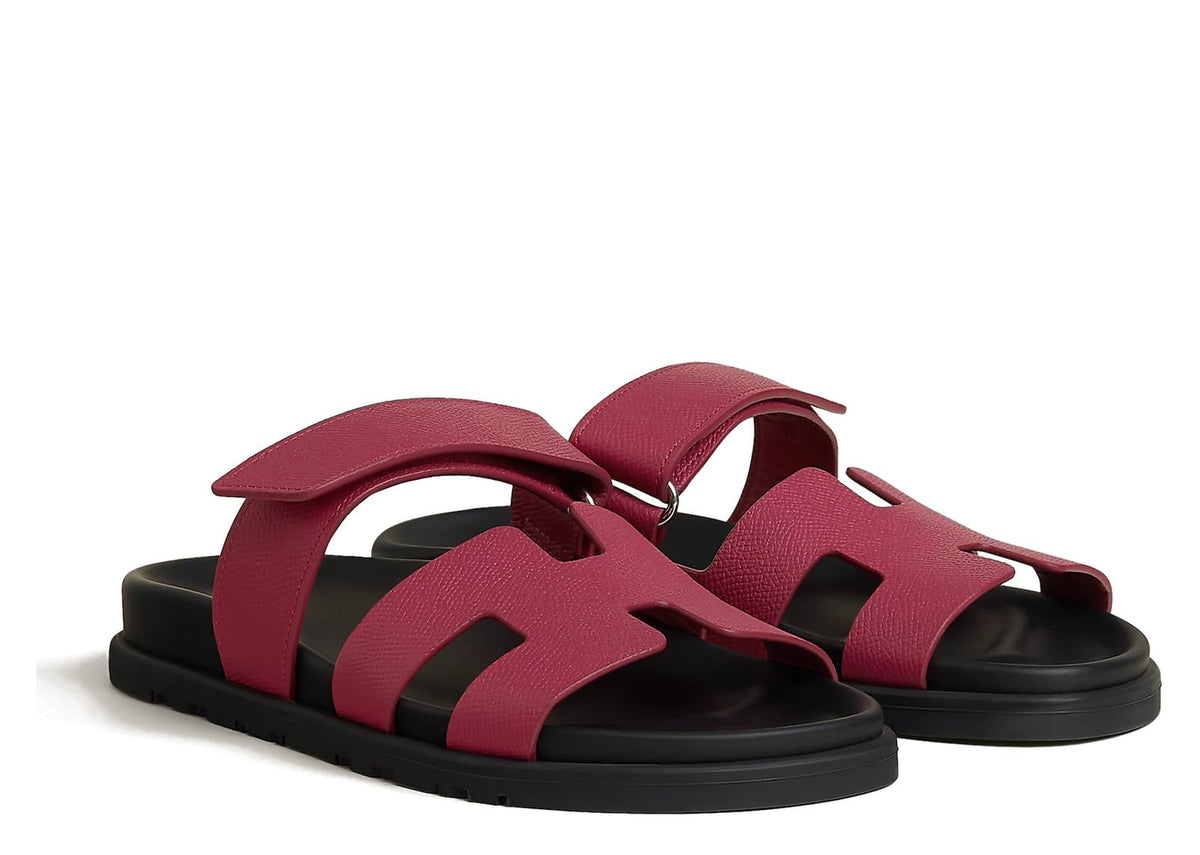 Hermes Chypre Sandal Rose Magenta Epsom Calfskin Leather