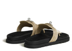 Hermes Empire Sandal Beige Camel Suede Goatskin