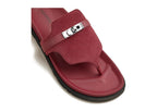 Hermes Empire Sandal Rose Lie De Vin Suede Goatskin And Calfskin