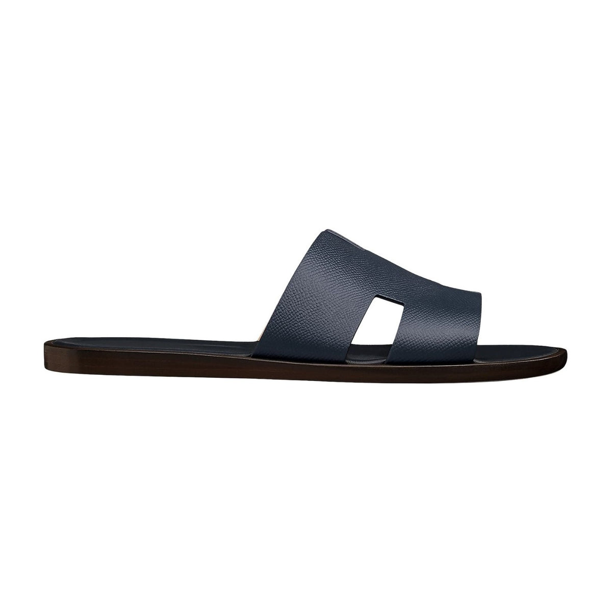 Hermes Izmir Sandal Marine Smooth Calfskin Leather