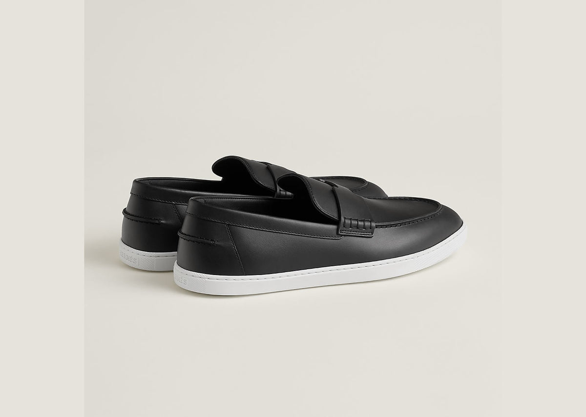 Hermes Job Loafer Black